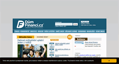 Desktop Screenshot of dumfinanci.cz