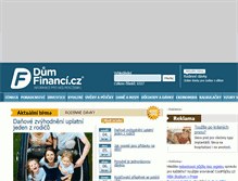 Tablet Screenshot of dumfinanci.cz